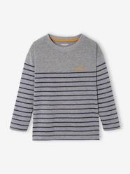 Sailor-Type Jumper with Motif on the Chest for Boys