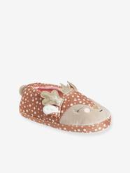 Shoes-Girls Footwear-Plush Deer Slippers for Girls