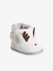 Shoes-Baby Footwear-Slippers & Booties-Pram Boots with Faux Fur for Babies