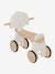 Rabbit Ride-On in FSC® Wood GREY LIGHT SOLID WITH DESIGN 
