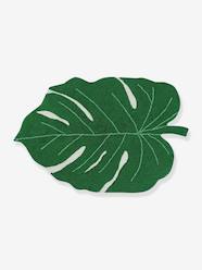 Bedding & Decor-Decoration-Washable Cotton Rug, Monstera Leaf by LORENA CANALS