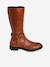 Leather Riding Boots for Girls camel 