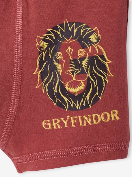Pack of 3 Harry Potter® Boxers RED DARK SOLID WITH DESIGN 