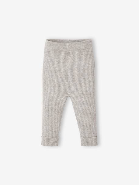 Unisex Combo: Jersey Knit Top & Trousers for Babies GREY LIGHT MIXED COLOR+slate grey+WHITE LIGHT SOLID 