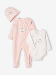 Sleepsuit + Bodysuit + Beanie Combo for Babies, Marie of the Aristocats by Disney®