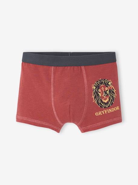 Pack of 3 Harry Potter® Boxers RED DARK SOLID WITH DESIGN 