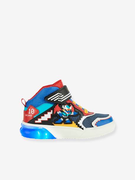 High-Top Light-Up Trainers for Boys, Grayjay by GEOX® royal blue 