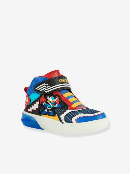 High-Top Light-Up Trainers for Boys, Grayjay by GEOX® royal blue 