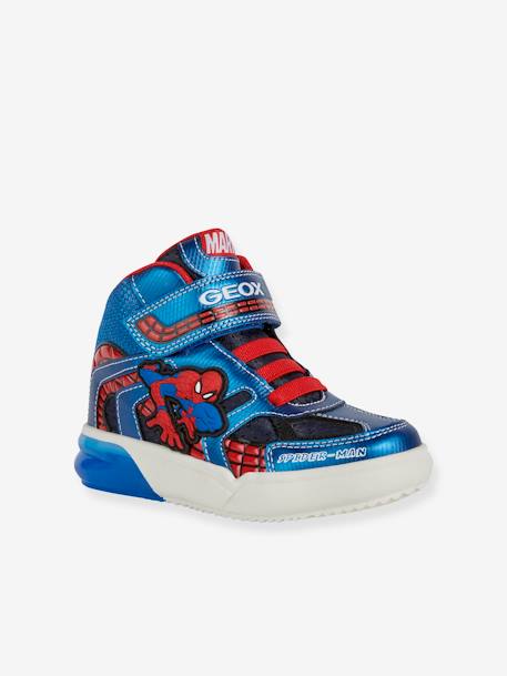 High-Top Light-Up Trainers for Boys, Grayjay by GEOX® navy blue 