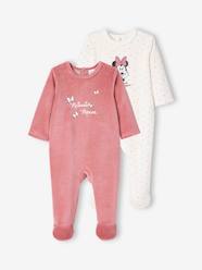 Baby-Pack of 2 Minnie Mouse Sleepsuits for Girls, by Disney®
