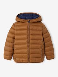 Boys-Coats & Jackets-Padded Jackets-Lightweight Jacket with Recycled Polyester Padding & Hood for Boys