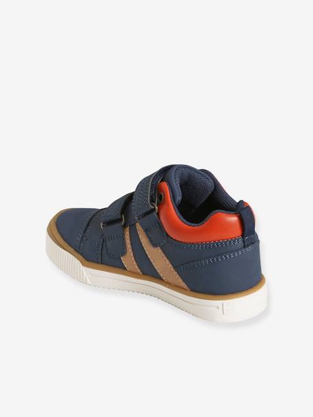 High-Top Touch-Fastening Trainers for Boys Dark Blue 