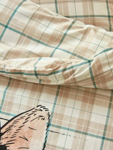 Duvet Cover + Pillowcase Set for Children, Dandy Fox BEIGE MEDIUM SOLID WITH DECOR 