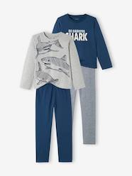 Pack of 2 Shark Pyjamas for Boys