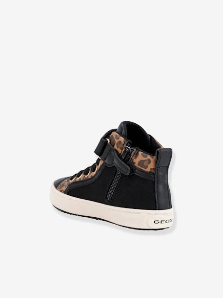 High-Top Trainers for Girls, Kalispera by GEOX® black+grey+navy blue 