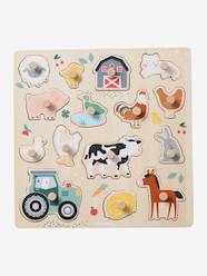Toys-Lovely Farm Peg Puzzle in FSC®100% Wood