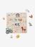 Lovely Farm Peg Puzzle in FSC®100% Wood BEIGE LIGHT SOLID WITH DESIGN 