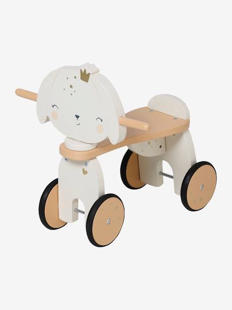 Rabbit Ride-On in FSC® Wood GREY LIGHT SOLID WITH DESIGN 