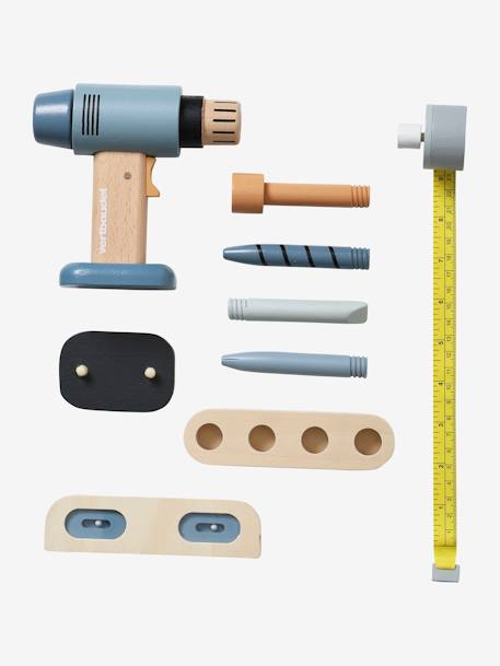 Drill/Screwdriver & Accessories in FSC® Wood GREY DARK SOLID WITH DESIGN 