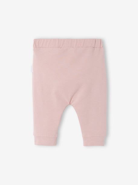 Soft Jersey Knit Trousers for Newborn Babies beige+PINK MEDIUM SOLID+White+WHITE LIGHT SOLID 2 