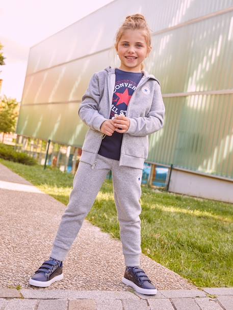 Joggers for Children, Chuck Patch by CONVERSE grey+navy blue 