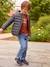 Straight indestructible jeans for boys BLUE DARK SOLID+BLUE DARK WASCHED 