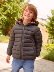 Lightweight Jacket with Recycled Polyester Padding & Hood for Boys