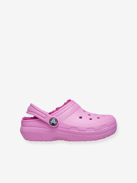 Classic Lined Clog T for Babies by CROCS(TM) blue+rose 