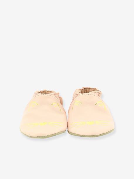 Goldy Cat Soft Soles Booties, by ROBEEZ© Dark Blue 