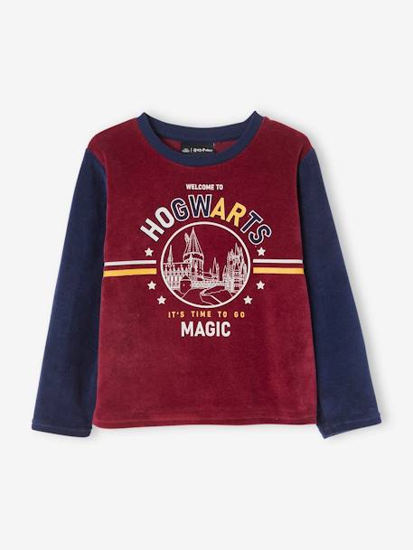 Harry Potter® Pyjamas in Velour for Boys BLUE DARK SOLID WITH DESIGN 
