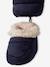 Lined & Padded Colourblock Pramsuit for Babies BLUE DARK SOLID 