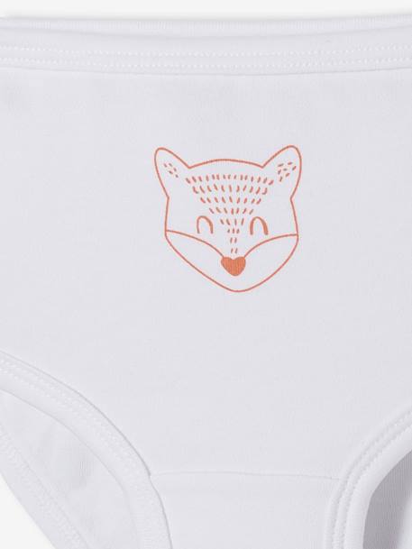 Pack of 5 Nappy Cover Briefs in Pure Cotton, for Babies - white light two  color/multicol