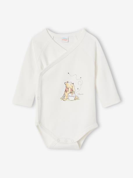 Winnie the Pooh Sleepsuit + Bodysuit + Beanie Set for Baby Boys by Disney® BEIGE LIGHT ALL OVER PRINTED 