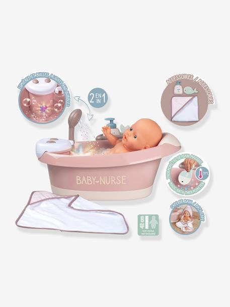Baby Nurse Balnéo Bathtub - SMOBY rose 