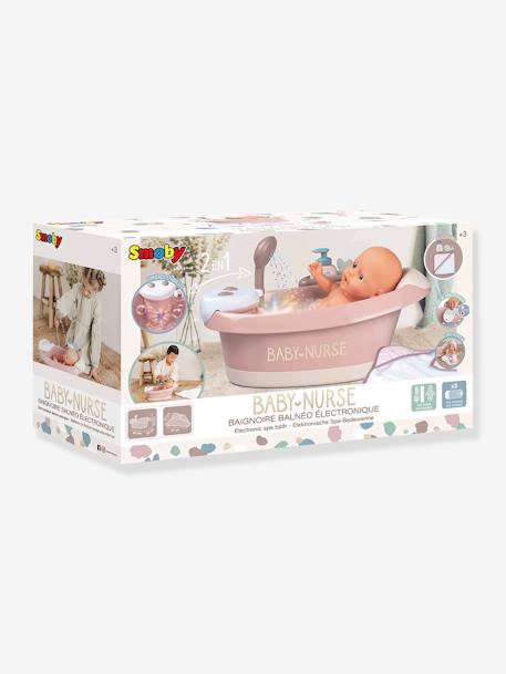 Baby Nurse Balnéo Bathtub - SMOBY - rose, Toys | Vertbaudet