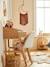 Macramé Dream-Catcher, Moon Shaped BROWN MEDIUM SOLID 