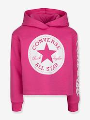 Girls-Cardigans, Jumpers & Sweatshirts-Chuck Patch Cropped Hoodie by CONVERSE