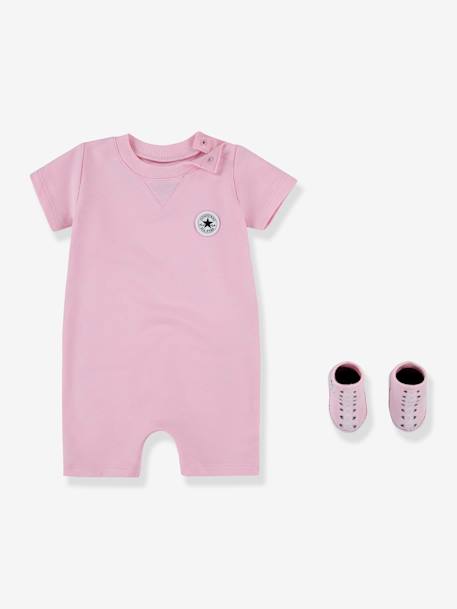 Set of 2 Items: Jumpsuit + Socks, Lil Chuck by CONVERSE grey+rose 