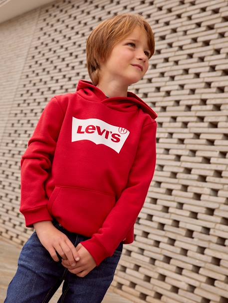 Levi's® Hoodie for Boys navy blue+red 