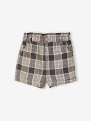Baby-Chequered Shorts for Baby Girls