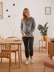 Maternity-Knitwear-Jumper with Frilly Collar, Maternity & Nursing Special