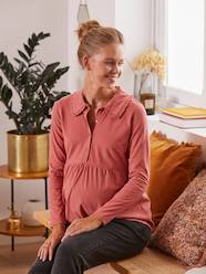 Top with Ruffle on the Neckline, Maternity & Nursing Special