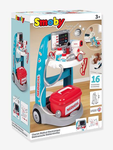 Electronic Medical Trolley - SMOBY blue 