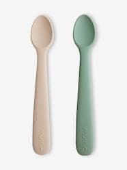 Nursery-Pack of Two 1st Stage Spoons in Silicone by MUSHIE