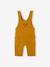 Fleece Top & Dungarees Ensemble, for Babies BROWN MEDIUM SOLID+emerald green 