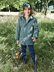Hooded Parka with Sherpa Lining & Recycled Polyester Padding, for Boys