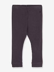 Baby-Trousers & Jeans-Rib Knit Leggings in Organic Cotton, by PETIT BATEAU