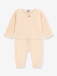 Baby-Outfits-Knitted 2-Piece Set in Organic Cotton, by Petit Bateau