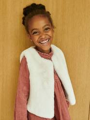 Girls-Faux Fur Waistcoat for Girls