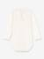 Long Sleeve Organic Cotton Bodysuit with Fancy Collar, by Petit Bateau ecru 